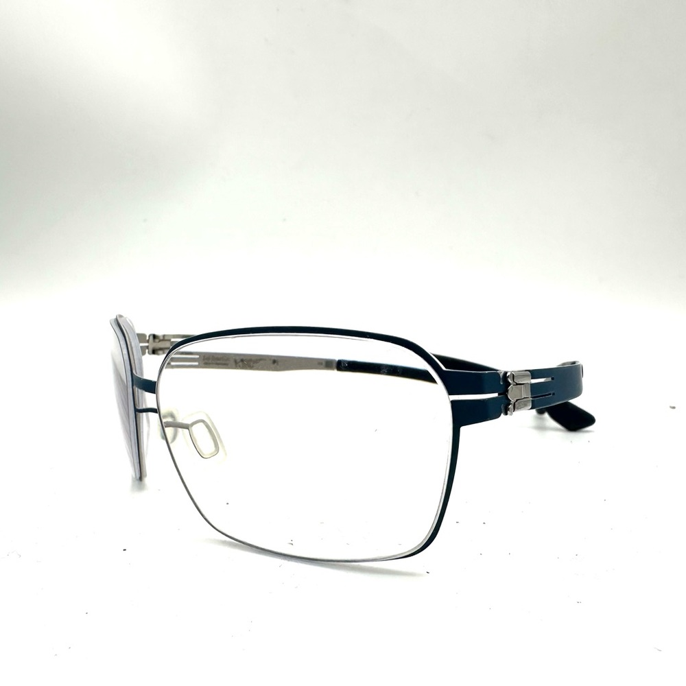 Ic! Berlin Moabit Eyeglasses FRAMES 57[]15-145 Blue Gray Germany J719